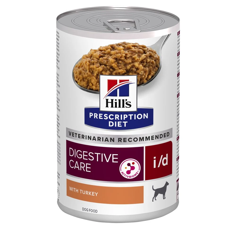 Hill's Hill’s Prescription Diet I/D – Hondenvoer Met Kalkoen – 12x360g 3 Hill's Hill’s Prescription Diet I/D – Hondenvoer Met Kalkoen – 12x360g