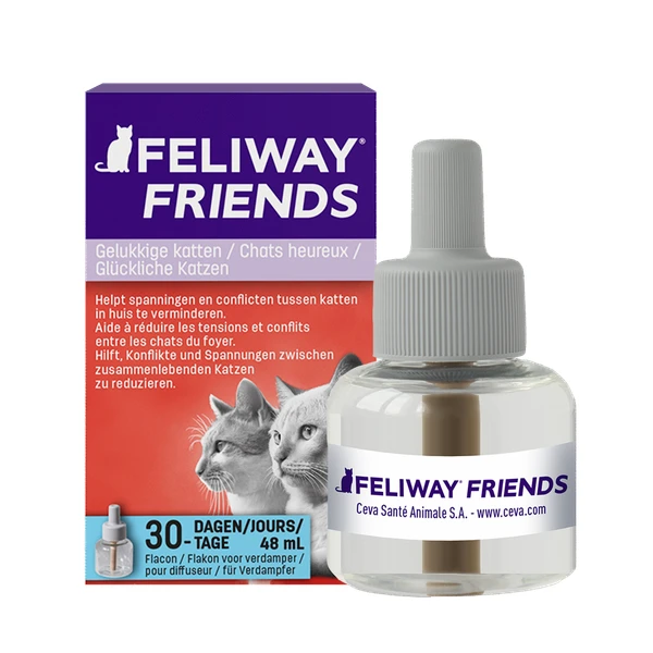 Feliway Friends Verdamper Voor De Kat Verdamper + Vulling 48 Ml 3 Feliway Friends Verdamper Voor De Kat Verdamper + Vulling 48 Ml