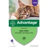 Advantage 2 X 4 Pipetten &#xC2, &#xAE, 80 Voor Katten Vanaf 4 Kg Dubbelpak -Dierenwinkel 4007221047421 1