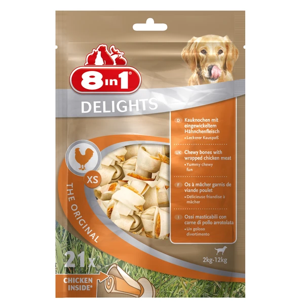8in1 Delights Kauwknook - Hondensnacks - Kip 21x12 G 21 Stuks Xsmall 3 8in1 Delights Kauwknook - Hondensnacks - Kip 21x12 G 21 Stuks Xsmall