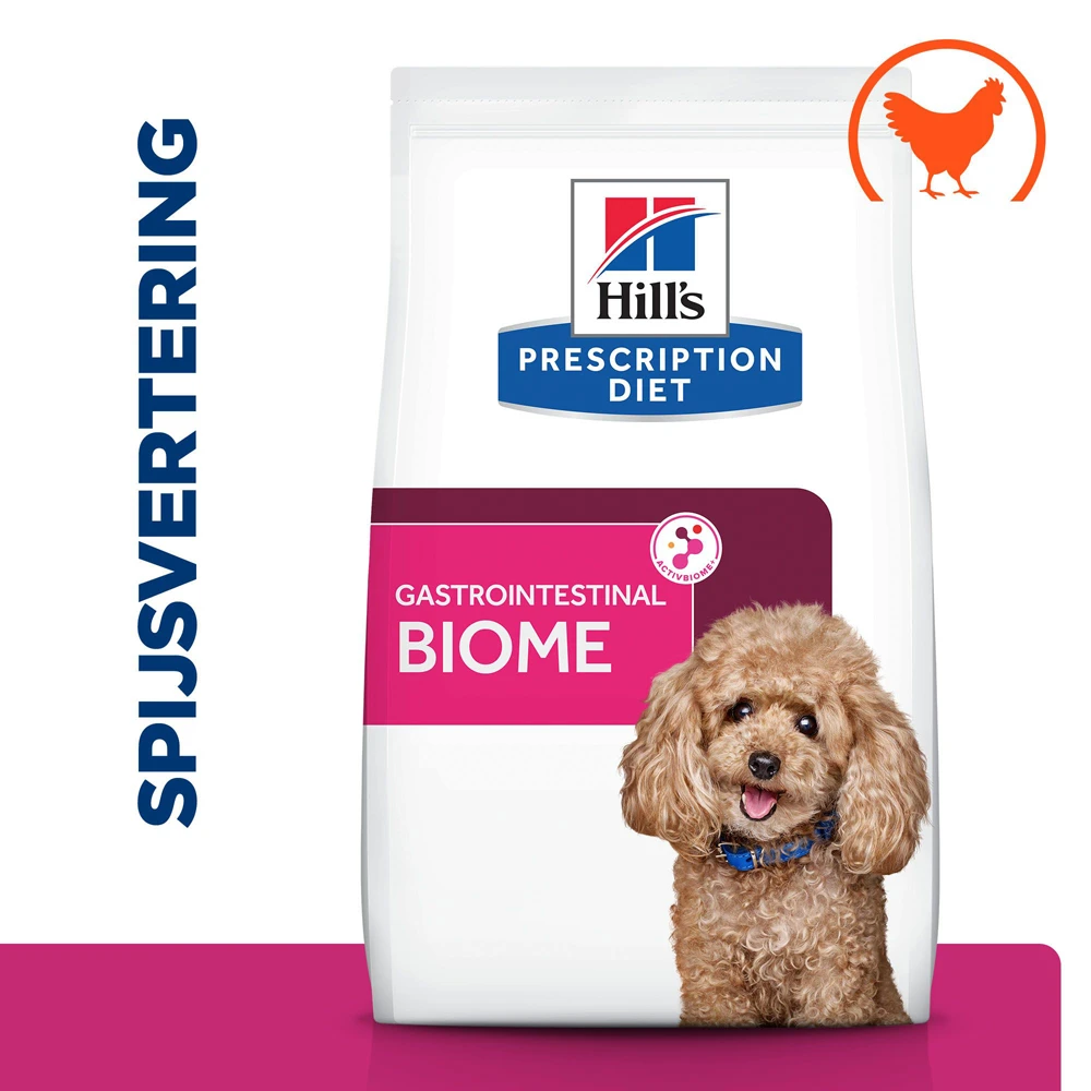 Hill's Hill’s Prescription Diet Gastrointestinal Biome Mini Hondenvoer Met Kip 6kg 4 Hill's Hill’s Prescription Diet Gastrointestinal Biome Mini Hondenvoer Met Kip 6kg - Image 2