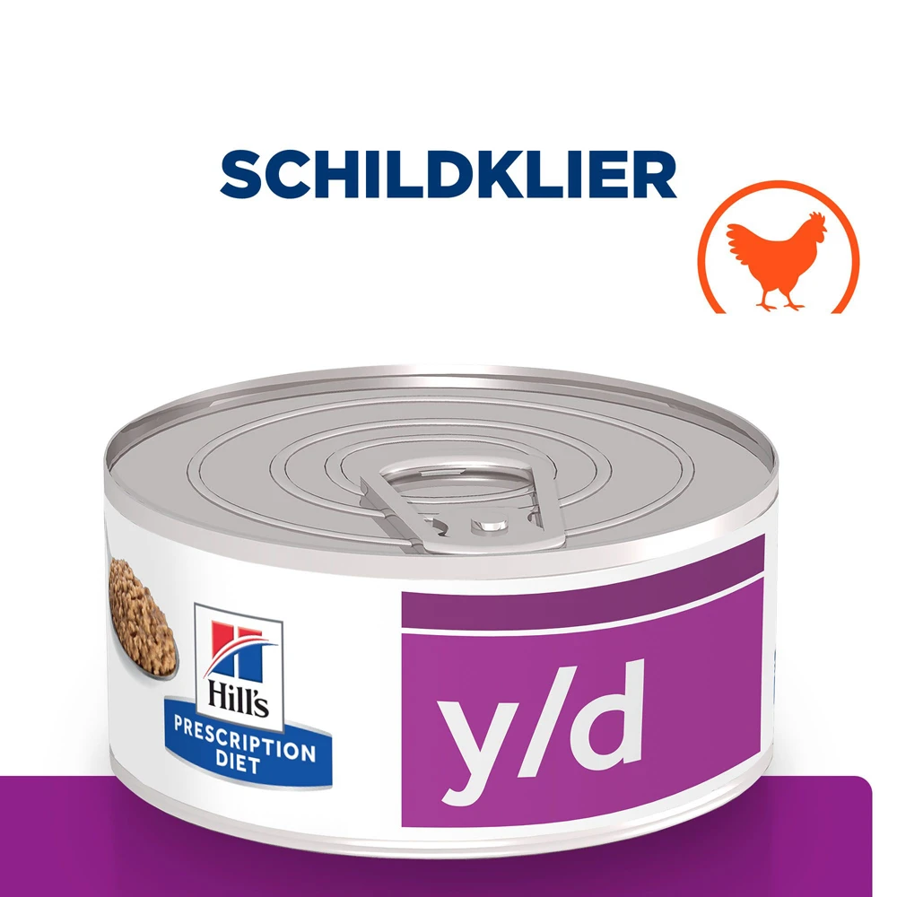 Hill's Hill’s Prescription Diet Y/D – Kattenvoer Met Kip – 24x156g 4 Hill's Hill’s Prescription Diet Y/D – Kattenvoer Met Kip – 24x156g - Image 2