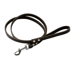 Adori Looplijn Soft Met Print Donkerbruin - Hondenriem - 100x2.5 Cm