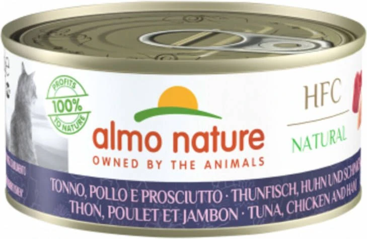 Almo Nature HFC Natural Met Tonijn, Kip En Ham Natvoer Kat 24 X 150 Gr 4 Almo Nature HFC Natural Met Tonijn, Kip En Ham Natvoer Kat 24 X 150 Gr - Image 2