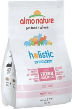 Almo Nature Cat Holistic Sterilised 2 Kg Kattenvoer Zalm&Rijst Sterilised 8 Almo Nature Cat Holistic Sterilised 2 Kg Kattenvoer Zalm&Rijst Sterilised -Dierenwinkel almo nature sterilised kattenvoer zalm en rijst 2 kg 45591