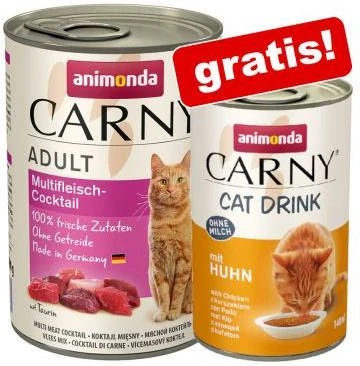 Animonda Carny 24 X 400 G Adult + 140 Ml Cat Drink Kip Gratis! Rund & Kabeljauw Met Wortelpeterselie 18 Animonda Carny 24 X 400 G Adult + 140 Ml Cat Drink Kip Gratis! Rund & Kabeljauw Met Wortelpeterselie - Image 16