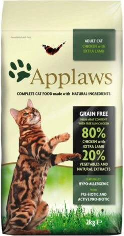 Applaws Gemengd Probeerpakket Droog & Natvoer In Voordeelset 2 Kg Adult Kip Met Lam + 6 X 156 G Kippenborst & Kaas -Dierenwinkel applaws 2kg adult kip met lam kattenvoer 119171