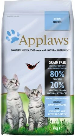 Applaws Gemengd Probeerpakket Droog & Natvoer In Voordeelset 2 Kg Adult Kip Met Lam + 6 X 156 G Kippenborst & Kaas -Dierenwinkel applaws 2kg voor kittens kattenvoer 119075