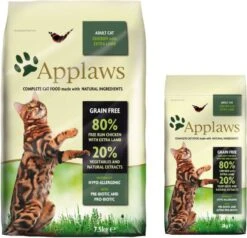Applaws Gemengd Probeerpakket Droog & Natvoer In Voordeelset 2 Kg Adult Kip Met Lam + 6 X 156 G Kippenborst & Kaas -Dierenwinkel applaws 7 5 kg 2 kg gratis kattenvoer adult kip met lam 148340