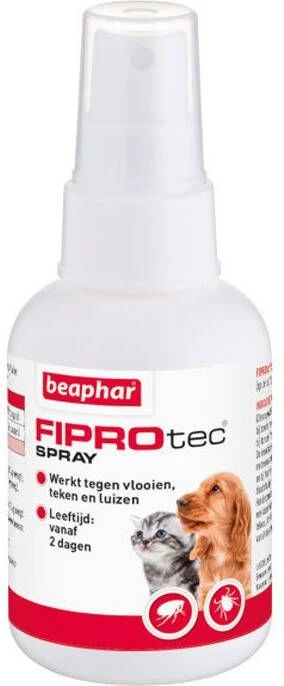 Beaphar Fiprotec Anti Vlooien En Teken Spray Hond En Kat 100 Ml 6 Beaphar Fiprotec Anti Vlooien En Teken Spray Hond En Kat 100 Ml - Image 4