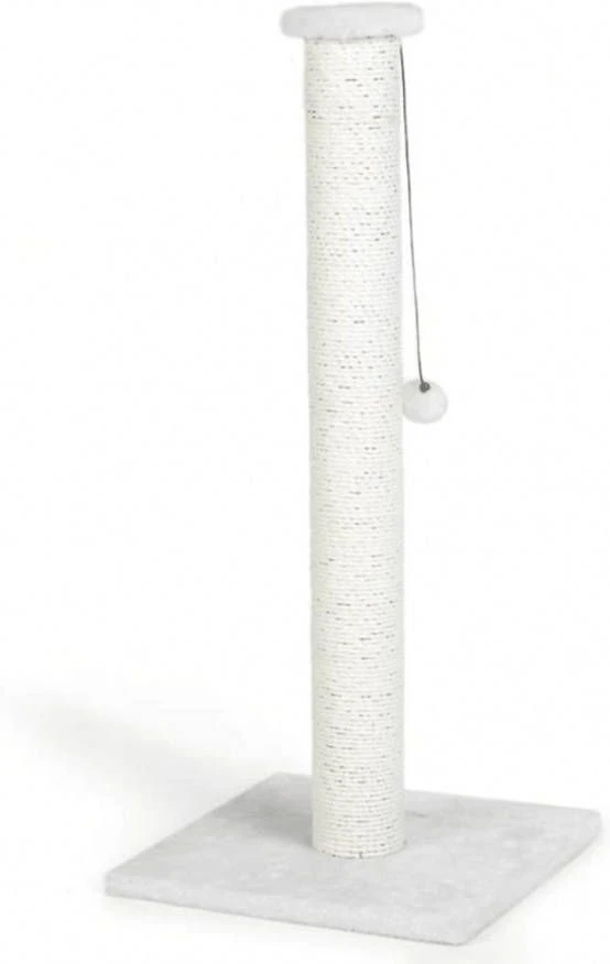 Beeztees Kattenkrabpaal Serpa 40x40x90 Cm Wit 408838 6 Beeztees Kattenkrabpaal Serpa 40x40x90 Cm Wit 408838 - Image 4