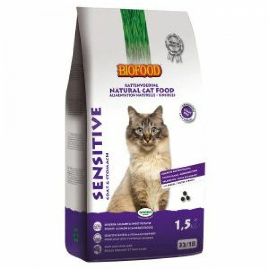 Biofood BF Petfood Sensitive Coat & Stomach Kattenvoer 2 X 1, 5 Kg 11 Biofood BF Petfood Sensitive Coat & Stomach Kattenvoer 2 X 1, 5 Kg - Image 9