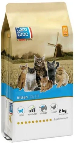 CaroCroc 33/19 Kitten Kattenvoer 2 X 2 Kg -Dierenwinkel carocroc kitten 3319 kattenvoer 2 kg 49035