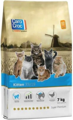 CaroCroc 33/19 Kitten Kattenvoer 2 X 2 Kg -Dierenwinkel carocroc kitten 3319 kattenvoer 7 kg 47632