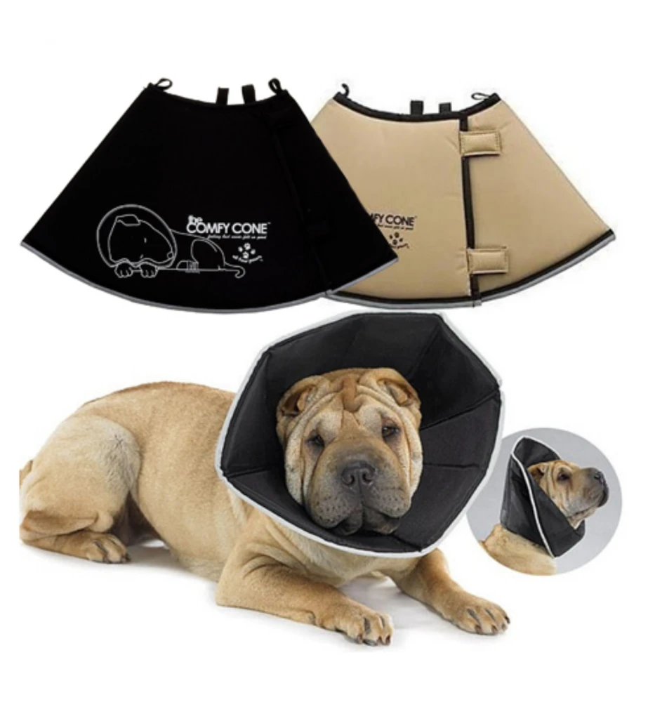 Comfy Cone (Hondenkraag) - Zwart 4 Comfy Cone (Hondenkraag) - Zwart - Image 2