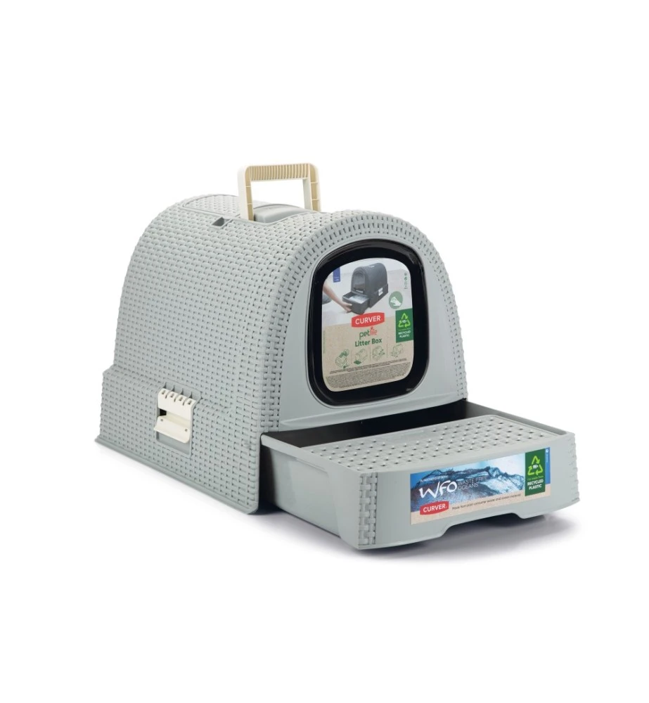 Beeztees Curver Kattenbak Grijs 4 Beeztees Curver Kattenbak Grijs - Image 2