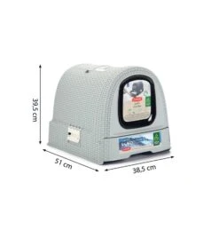 Beeztees Curver Kattenbak Grijs 10 Beeztees Curver Kattenbak Grijs -Dierenwinkel curver kattenbak grijs 2