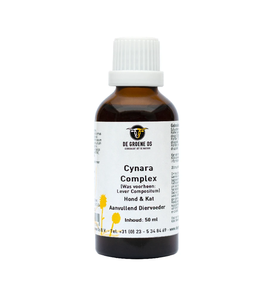 De Groene Os Cynara Complex Hond & Kat - 50 Ml 3 De Groene Os Cynara Complex Hond & Kat - 50 Ml