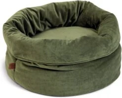Designed By Lotte Fluco Kattenmand Fluweel Groen 45x45x35 Cm -Dierenwinkel designed by lotte kattenmand fluco groen 228244