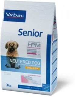 Virbac Veterinary Hpm Senior Neutered Small & Toy - Hondenvoer - 3kg