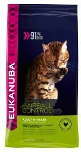 Eukanuba Hairball Control Adult Kattenvoer Voordeelpakket 3 X 2 Kg