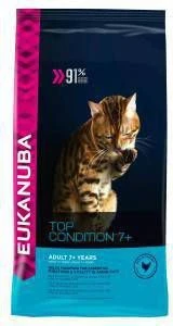 Eukanuba 3x Kat Top Condition 7+ Senior Kip Lever 4 Kg