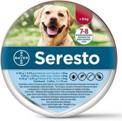 Seresto 5% Korting! Op Vlooienhalsband Voor Honden Voor Honden > 8 Kg(Halsband 70 Cm ) 15 Seresto 5% Korting! Op Vlooienhalsband Voor Honden Voor Honden > 8 Kg(Halsband 70 Cm ) -Dierenwinkel false seresto teken en vlooienband grote hond 17407