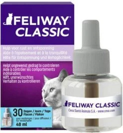 Feliway Anti Stress Navulling Kat Anti Stressmiddel 48 Ml 1 Maand 30 Feliway Anti Stress Navulling Kat Anti Stressmiddel 48 Ml 1 Maand -Dierenwinkel feliway classic navulling tripack3 st 48 ml 41861