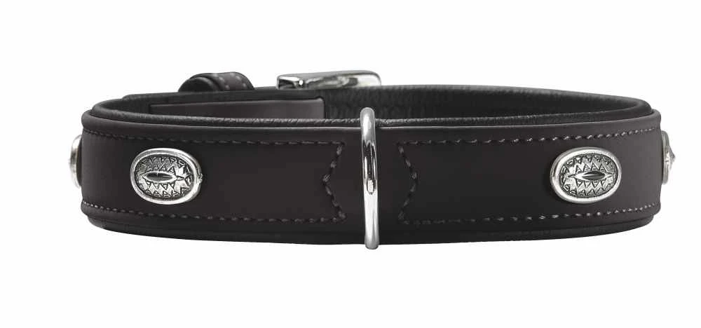 Hunter Halsband Voor Hond Softie Stone Art-nubuk Zwart Zwart Onderlegd 36-44x50x2,8 Cm 3 Hunter Halsband Voor Hond Softie Stone Art-nubuk Zwart Zwart Onderlegd 36-44x50x2,8 Cm