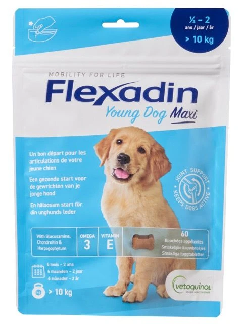 Flexadin Young Dog Maxi 60 Chews 3 Flexadin Young Dog Maxi 60 Chews