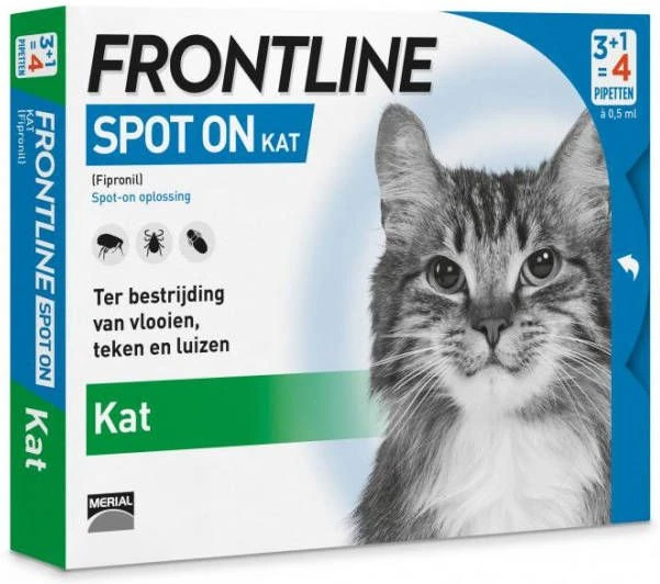 Frontline Spot On Anti Vlooien En Teken Druppels Kat Vanaf 1 Kg 6 Pipetten 16 Frontline Spot On Anti Vlooien En Teken Druppels Kat Vanaf 1 Kg 6 Pipetten - Image 14