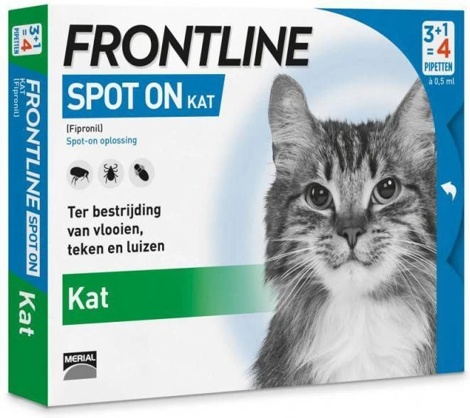 Frontline Spot On Anti Vlooien En Teken Druppels Kat Vanaf 1 Kg 6 Pipetten 9 Frontline Spot On Anti Vlooien En Teken Druppels Kat Vanaf 1 Kg 6 Pipetten - Image 7