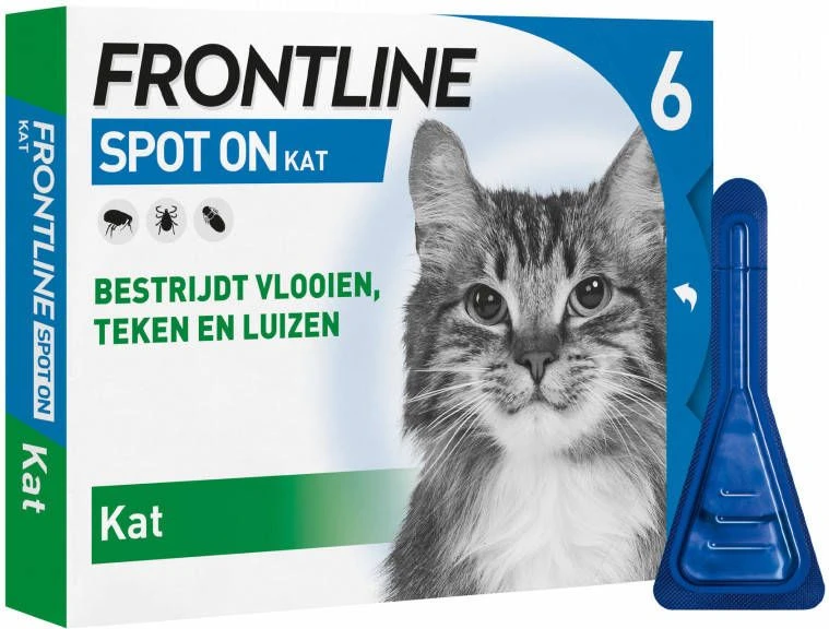 Frontline Spot On Anti Vlooien En Teken Druppels Kat Vanaf 1 Kg 6 Pipetten 14 Frontline Spot On Anti Vlooien En Teken Druppels Kat Vanaf 1 Kg 6 Pipetten - Image 12