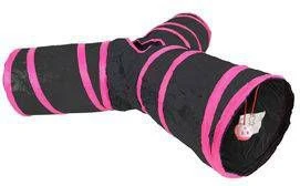 Boon Speeltunnel Nylon Y Model Zwart Roze 85 X 25 Cm 3 Boon Speeltunnel Nylon Y Model Zwart Roze 85 X 25 Cm