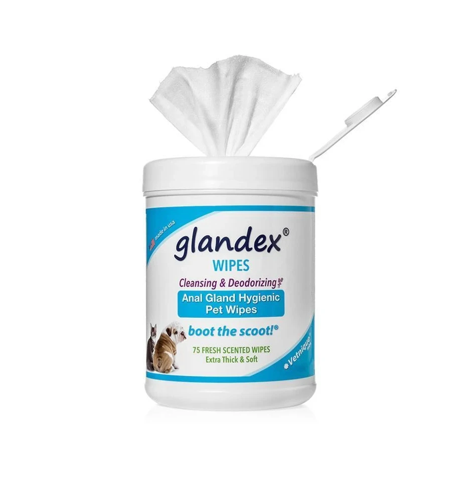 Glandex Cats & Dogs - 24 Wipes (doekjes) 4 Glandex Cats & Dogs - 24 Wipes (doekjes) - Image 2