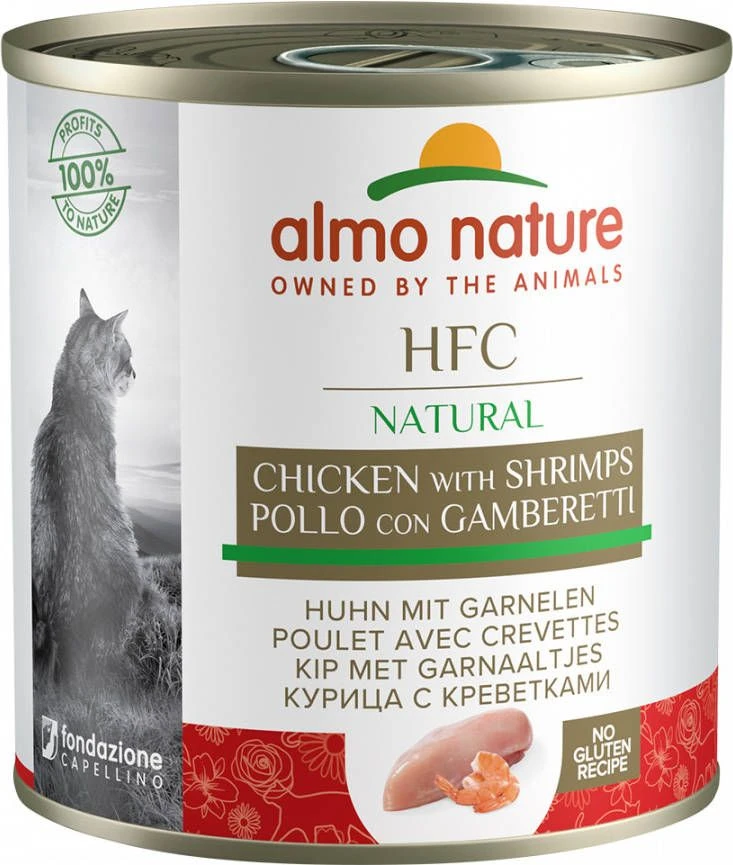 Almo Nature HFC Natural Kip Met Garnalen(280 Gram)12 X 280 Gr 4 Almo Nature HFC Natural Kip Met Garnalen(280 Gram)12 X 280 Gr - Image 2
