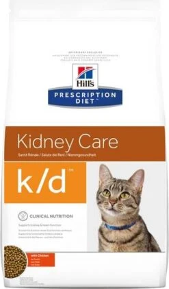 Hill&apos, S Prescription Diet K/D Kidney Care Kattenvoer Met Kip 2 X 1, 5 Kg