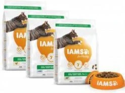 Iams 10% Korting! Vitality Droogvoer 10 Kg Adult Sterilised Chicken -Dierenwinkel iams for vitality combi pack vislamkip kattenvoer 3 x 3 kg 3660