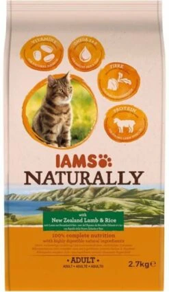 Iams 3x Naturally Kat Adult New Sealand Lam&, Rijst 2, 7 Kg 11 Iams 3x Naturally Kat Adult New Sealand Lam&, Rijst 2, 7 Kg -Dierenwinkel iams naturally kat adult new sealand lam en amprijst 27 kg 65652