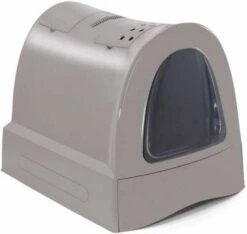 Dobeno Imac Kattenbak Zuma 56 X 42, 5 Cm Taupe -Dierenwinkel imac zuma kattenbak 24303