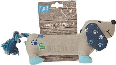 Lief! Boys Hondenspeelgoed - Canvas Teckel 3 Lief! Boys Hondenspeelgoed - Canvas Teckel