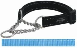 Rogz For Dogs Lumberjack Choker Verstelbaar Turquoise 73 X 2,5 Cm