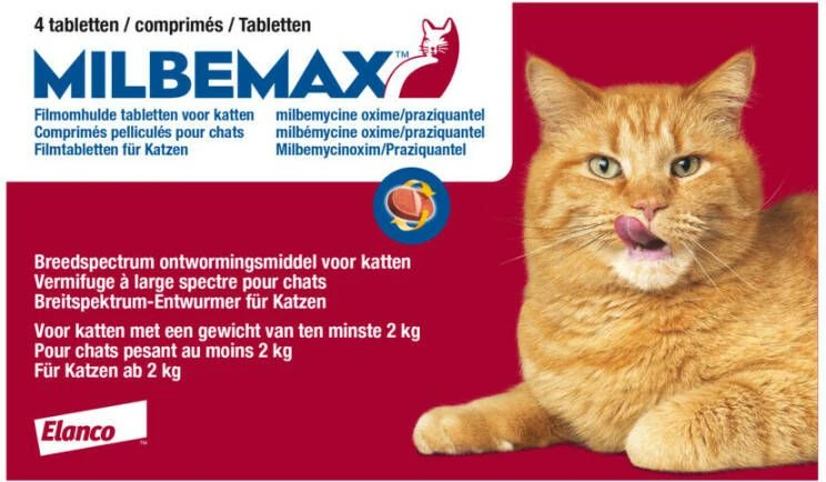 Milbemax Ontworming Tabletten Grote Kat 2 12 Kg 2 X 2 Tabletten 6 Milbemax Ontworming Tabletten Grote Kat 2 12 Kg 2 X 2 Tabletten - Image 4