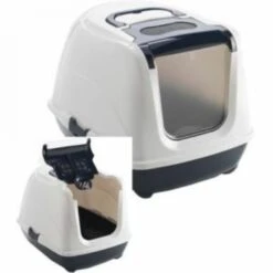 Moderna Products Kattentoilet Flip Cat Jumbo Blue Berry -Dierenwinkel moderna kattenbak flip cat jumbo donkerblauw 42249