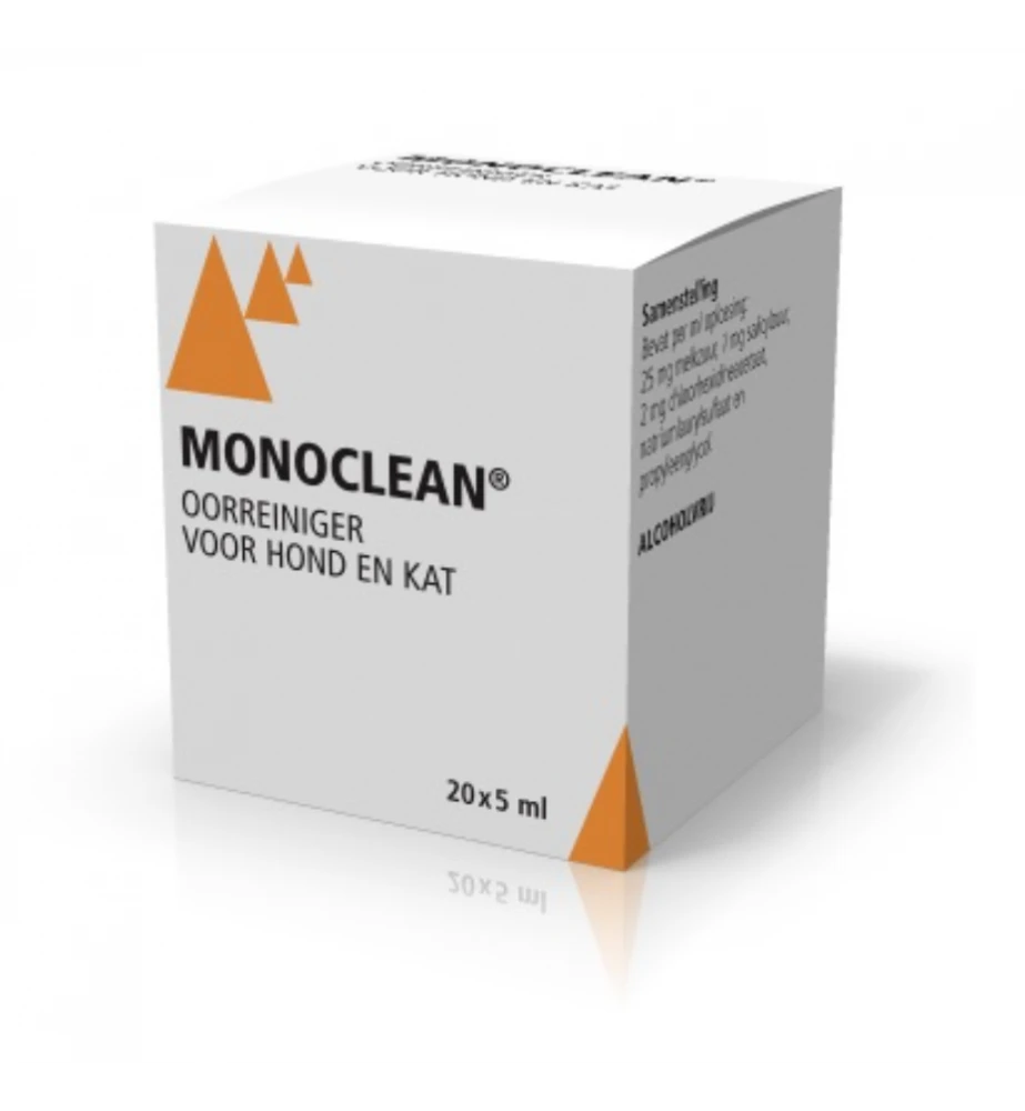 Monoclean Oorreiniger - 20 X 5 Ml 3 Monoclean Oorreiniger - 20 X 5 Ml