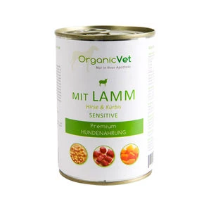 OrganicVet Dog Sensitive - Lam - 6 X 400 Gram