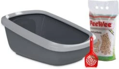 PeeWee Startpakket EcoGranda XXL Antraciet Grijs 66, 5 X 48, 5 X 28 Cm -Dierenwinkel peewee startpakket ecogranda xxl antraciet grijs 665 x 485 x 28 cm 49673