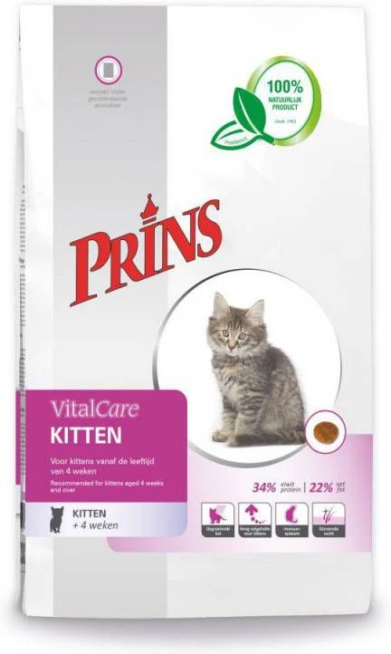 Prins VitalCare Kitten Kattenvoer 1, 5 Kg + Gratis Bewaarblik 14 Prins VitalCare Kitten Kattenvoer 1, 5 Kg + Gratis Bewaarblik - Image 12