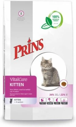 Prins VitalCare Kitten Kattenvoer 1, 5 Kg + Gratis Bewaarblik 27 Prins VitalCare Kitten Kattenvoer 1, 5 Kg + Gratis Bewaarblik -Dierenwinkel prins vitalcare kitten kattenvoer 15 kg 55931