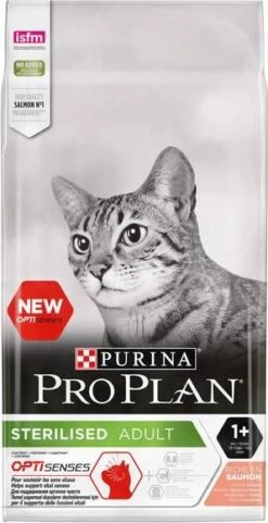 Pro Plan Sterilised Adult Zalm Optisenses Kattenvoer 2 X 10 Kg + Gratis 4 X Felix Party Mix Snacks -Dierenwinkel pro plan cat sterilised sensitive zalm kattenvoer 10 kg 29947